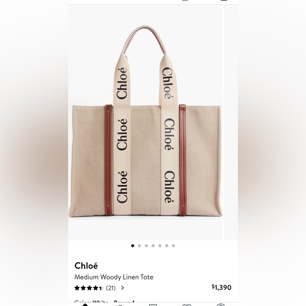 *Authentic* Chloe Woody large tote - Picture 2 of 14